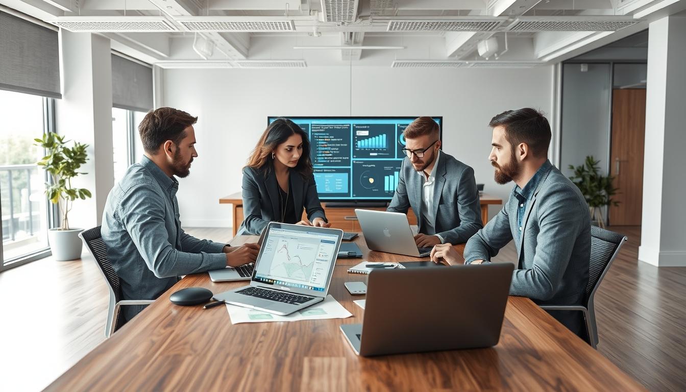 Business data analysis and visualization systems